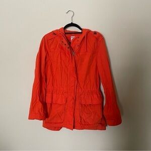 Old Navy Hazard Orange Utility Jacket